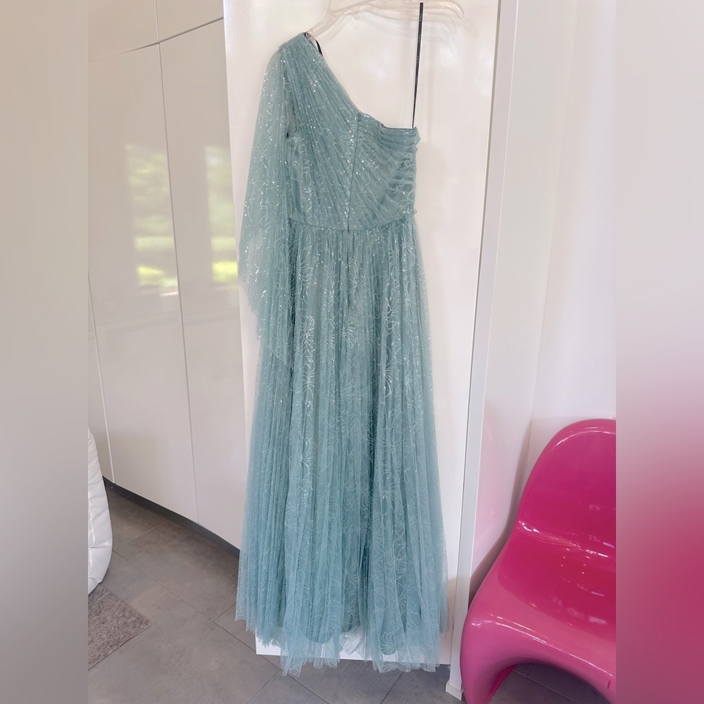 THEIA Carol One Shoulder Gown NWT 6 - Picture 6 of 9